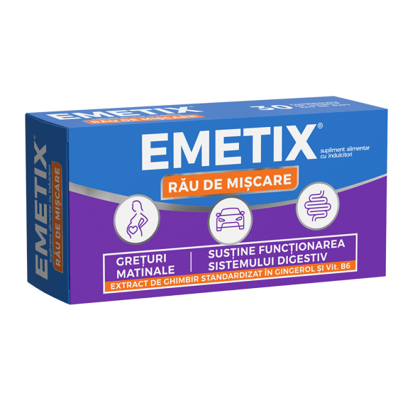 Emetix, 30 comprimate, Fiterman Pharma