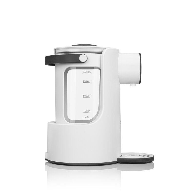 Espressor pentru lapte praf, Lionelo, Baby Presto, Functie declorizare si dozare a apei, Cu afisaj digital LED, Cu rezervor de 2 L, Alb