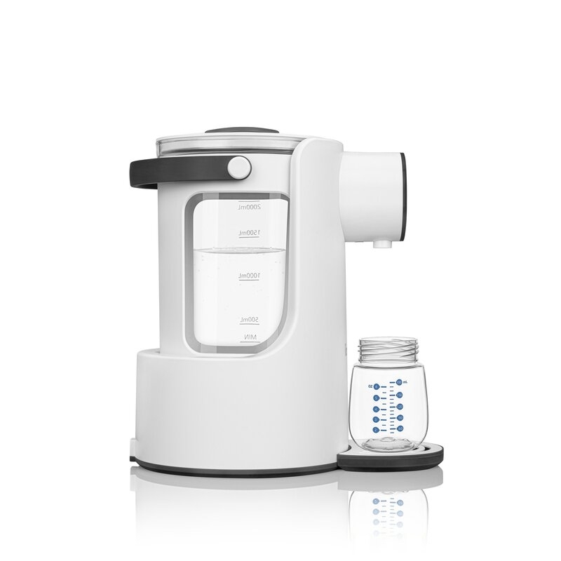 Espressor pentru lapte praf, Lionelo, Baby Presto, Functie declorizare si dozare a apei, Cu afisaj digital LED, Cu rezervor de 2 L, Alb