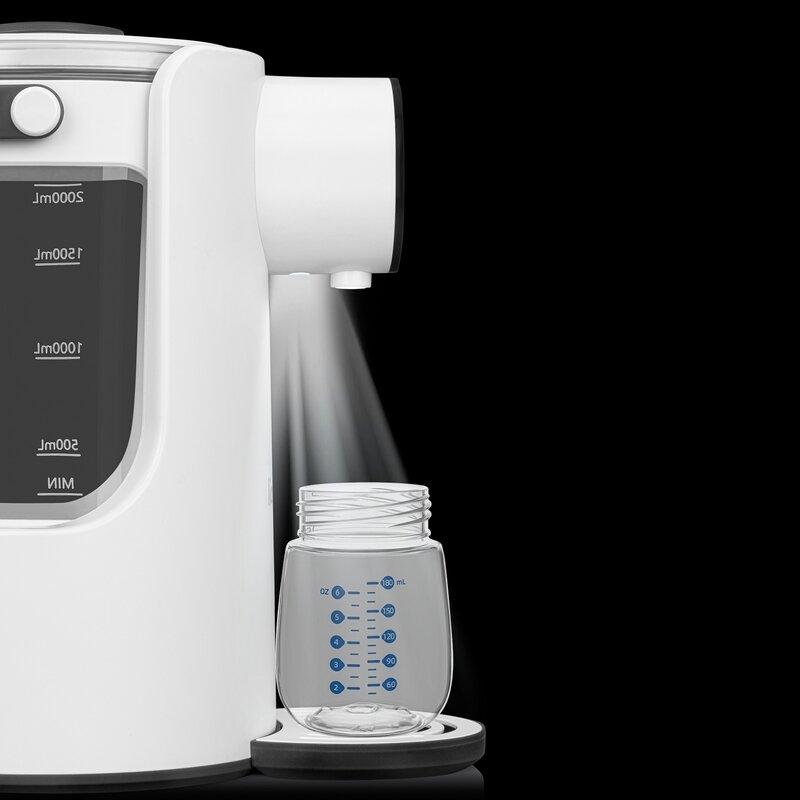 Espressor pentru lapte praf, Lionelo, Baby Presto, Functie declorizare si dozare a apei, Cu afisaj digital LED, Cu rezervor de 2 L, Alb
