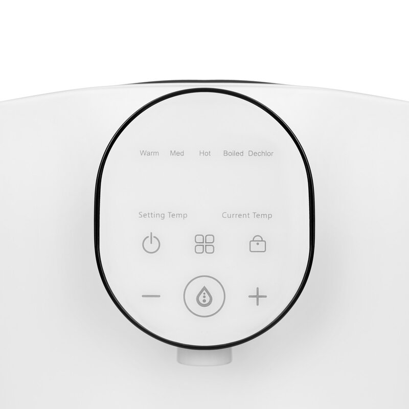 Espressor pentru lapte praf, Lionelo, Baby Presto, Functie declorizare si dozare a apei, Cu afisaj digital LED, Cu rezervor de 2 L, Alb