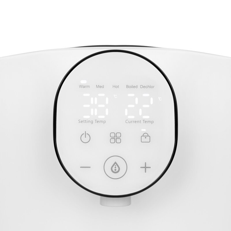 Espressor pentru lapte praf, Lionelo, Baby Presto, Functie declorizare si dozare a apei, Cu afisaj digital LED, Cu rezervor de 2 L, Alb