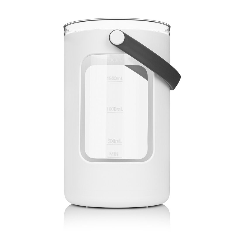 Espressor pentru lapte praf, Lionelo, Baby Presto, Functie declorizare si dozare a apei, Cu afisaj digital LED, Cu rezervor de 2 L, Alb
