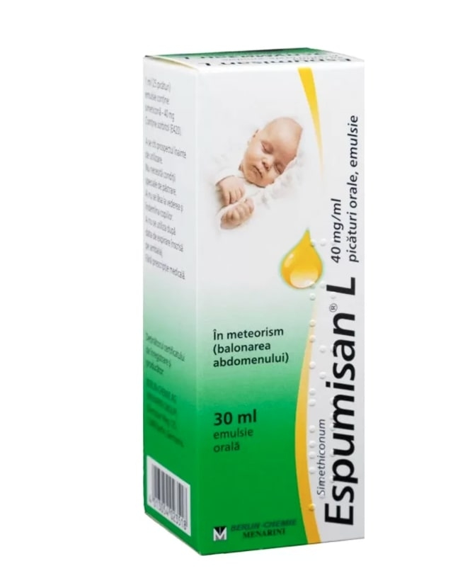 Espumisan L, 40 mg/ml picături orale, emulsie, 30 ml, Berlin-Chemie Ag