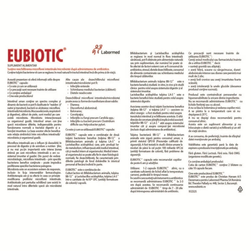 Eubiotic, 20 capsule, Labormed
