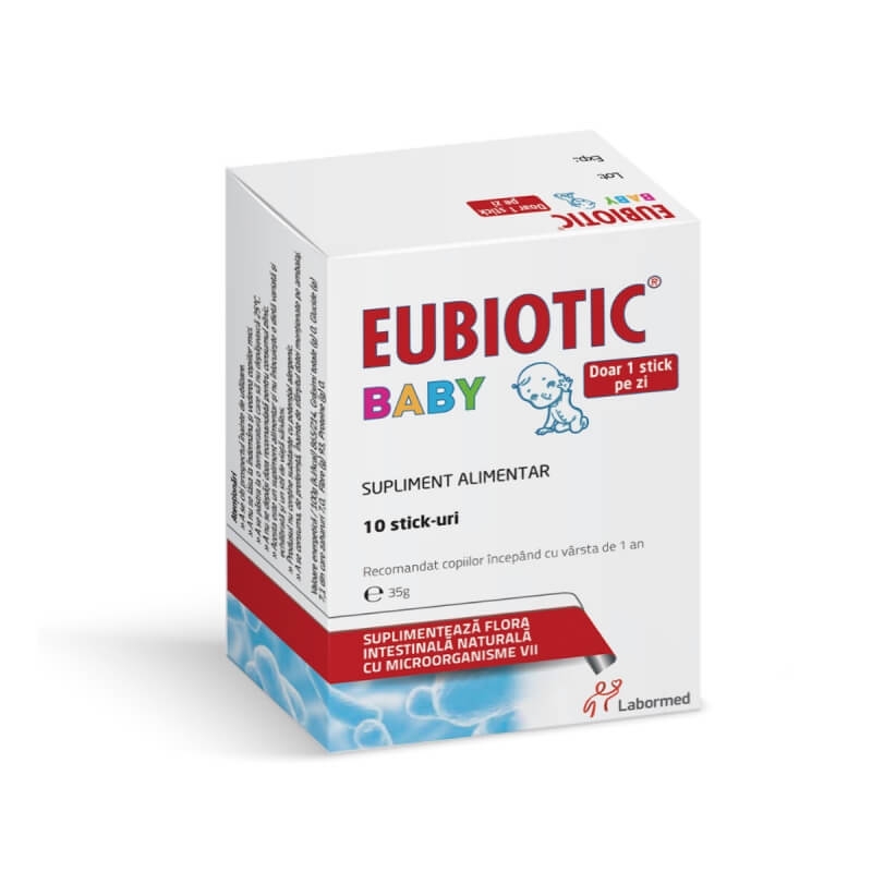 Eubiotic Baby, 10 stick-uri, Labormed
