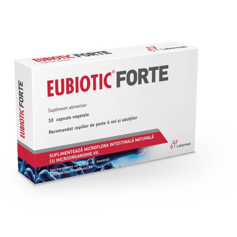 Eubiotic Forte, 10 capsule vegetale, Labormed