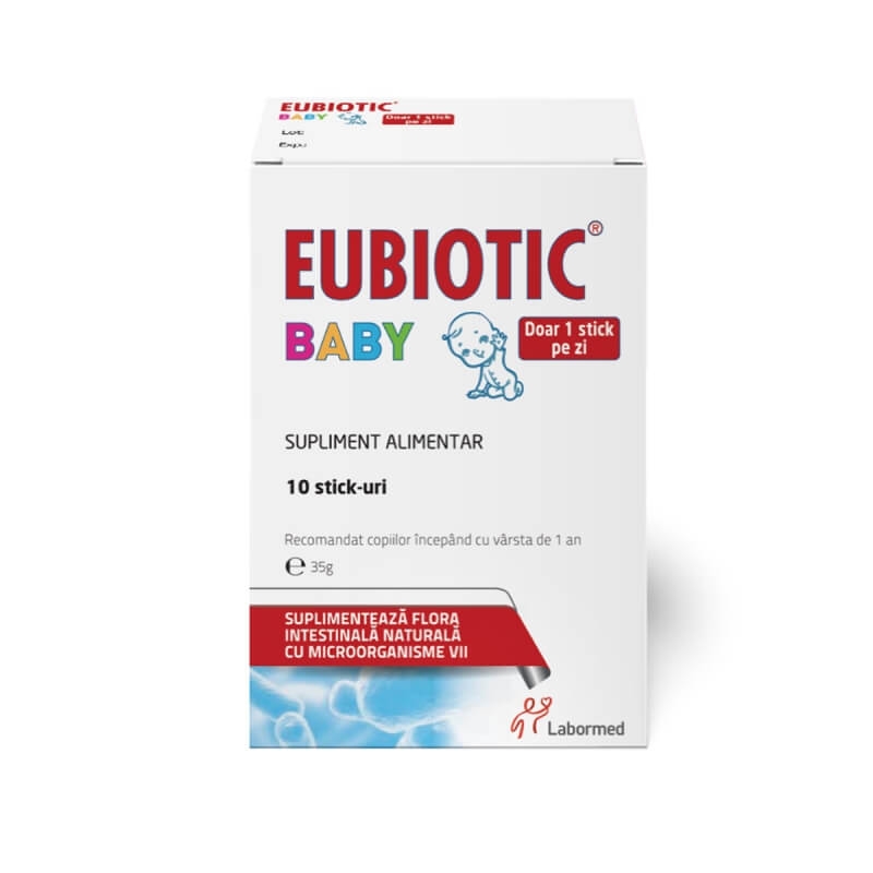 Eubiotic Baby, 10 stick-uri, Labormed