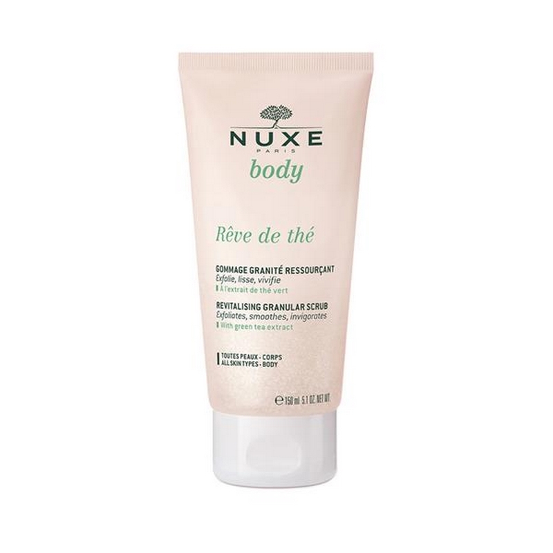 Exfoliant granular pentru corp Reve de The, 150 ml, Nuxe