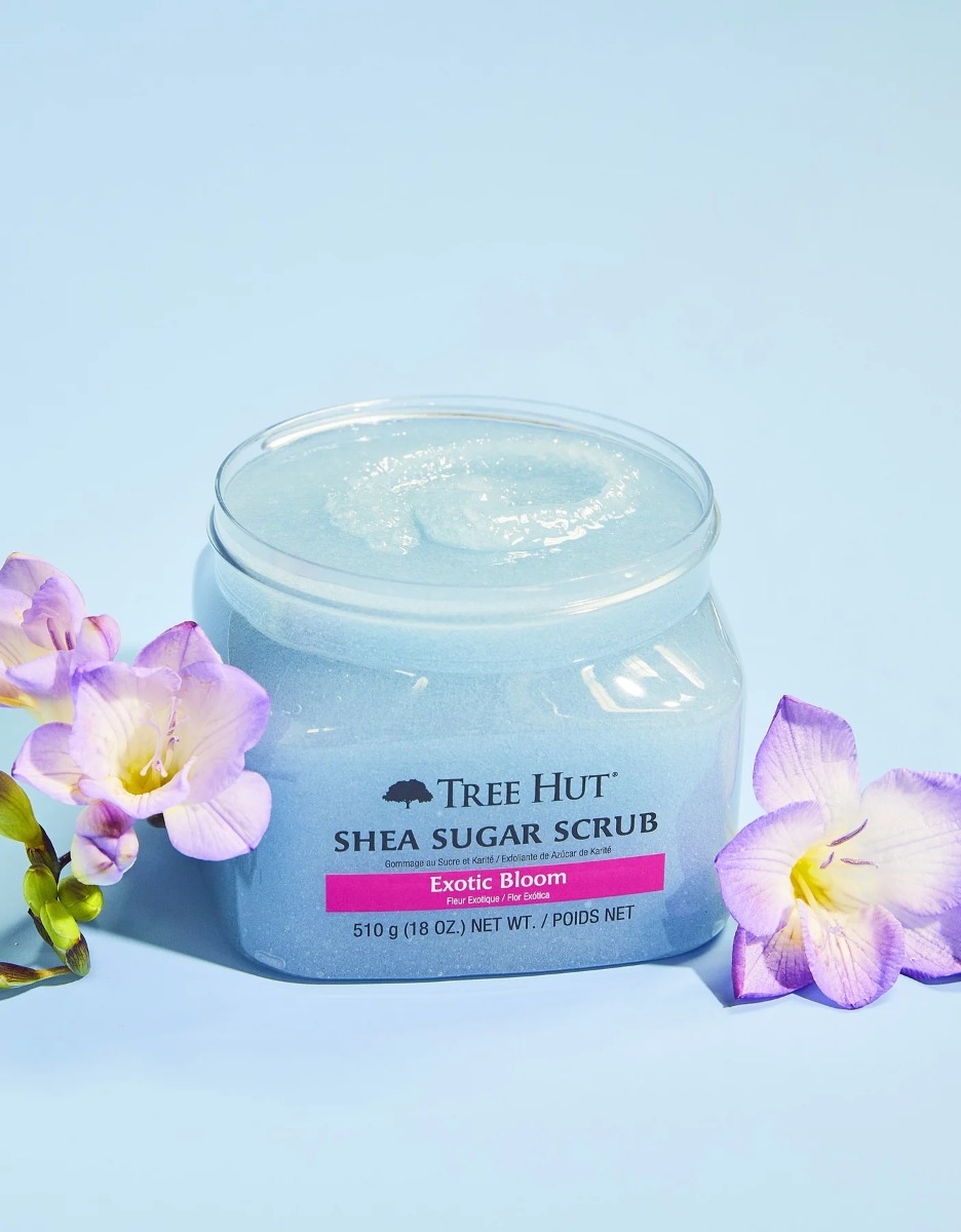 Shea Sugar Scrub Exotic Bloom Tree Hut, 510 g, GNC