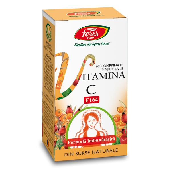 Fares - Vitamina C naturala (F164) 60compr.mast