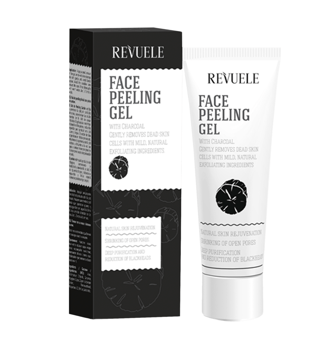 Revuele - Face peeling gel with charcoal 80ml