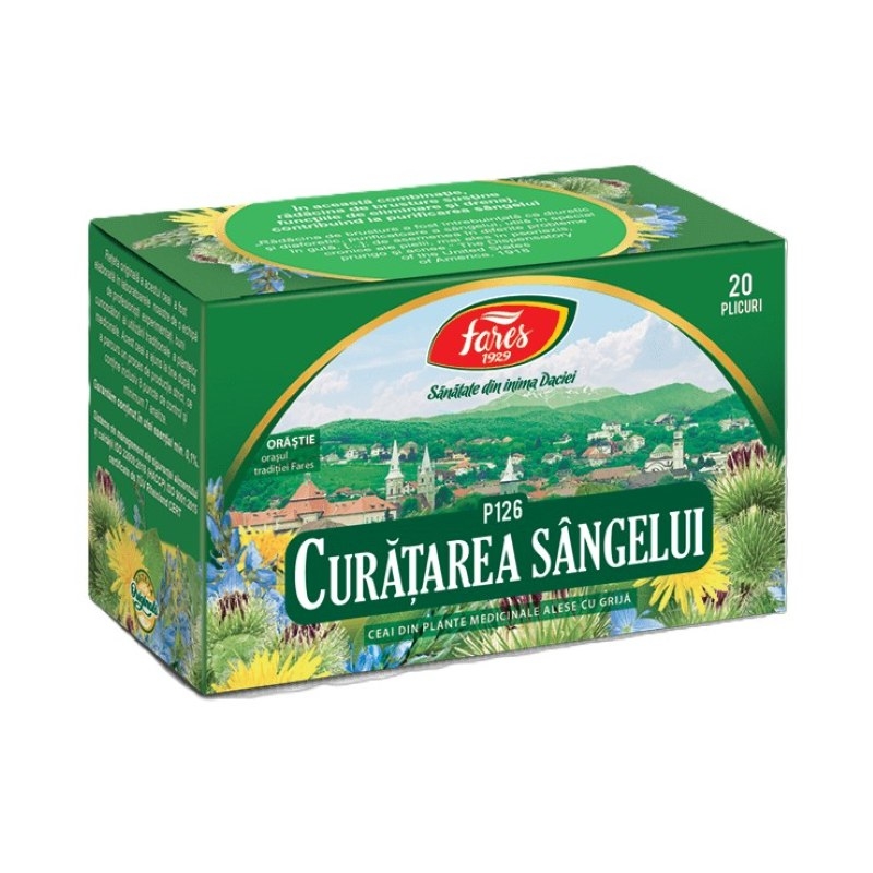 Ceai curatarea sangelui, 20plicuri, Fares