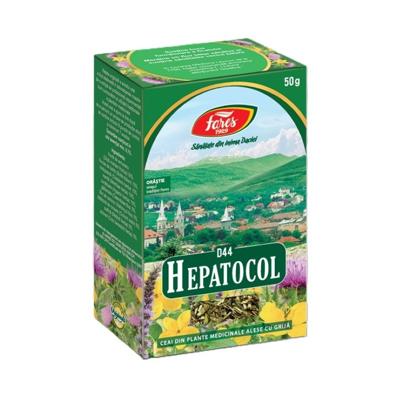 Ceai Hepatocol, 50g, Fares