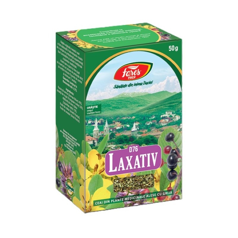Ceai laxativ, 50g, Fares