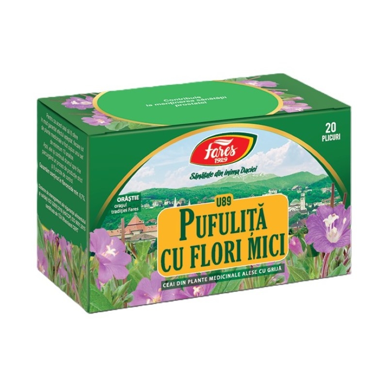 Ceai pufulita cu flori mici, 20plicuri, Fares