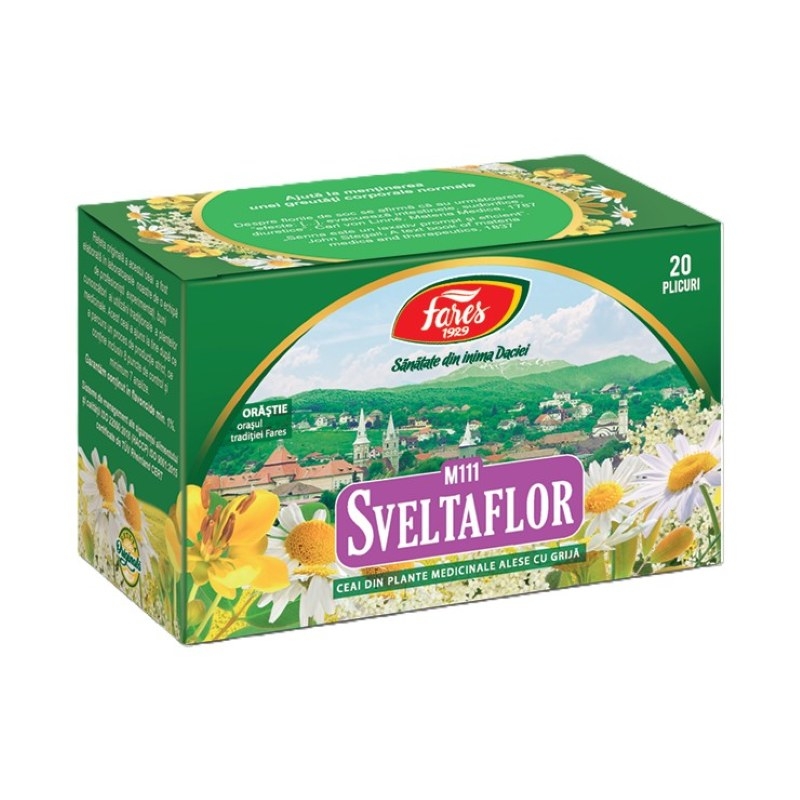 Ceai Sveltaflor, 20plicuri, Fares