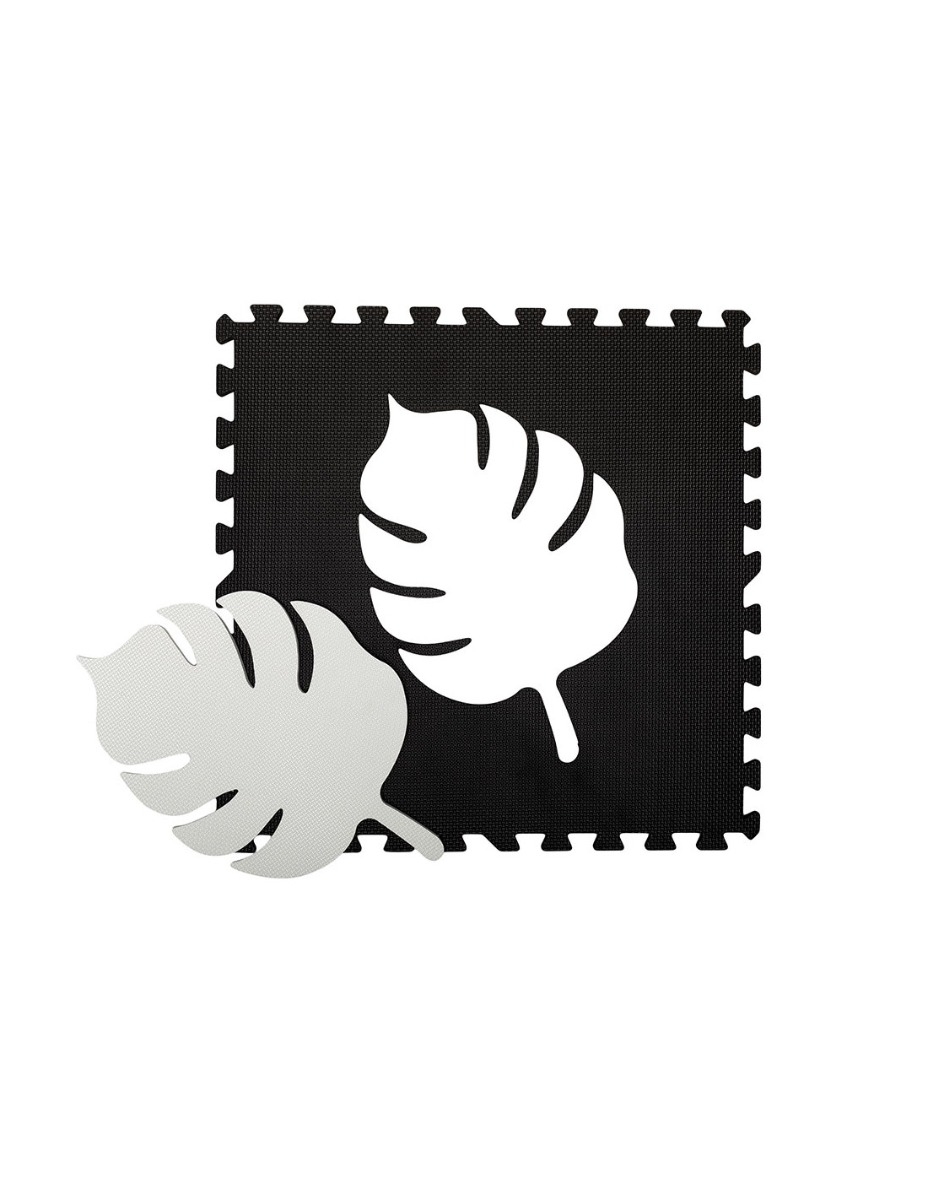 Covoras de joaca puzzle 120x120 cm Momi, Feli - Black