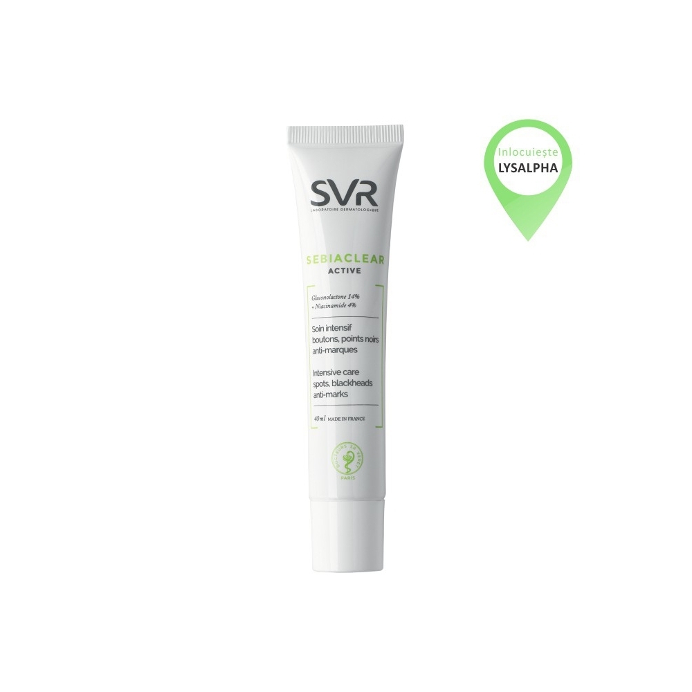 Crema intensiva anti-imperfectiuni severe Sebiaclear Active, 40 ml, Svr