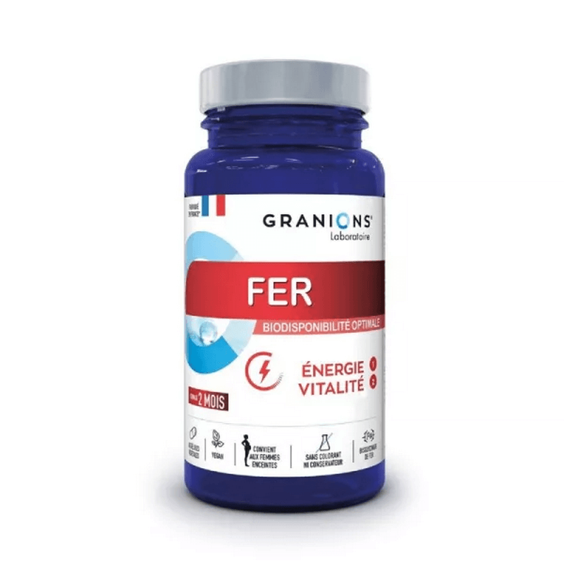 Fier bisglicinat, 14 mg, 60 comprimate, Granions