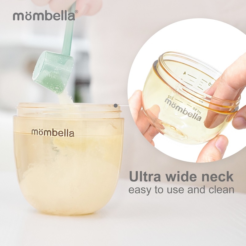 Biberon Anticolici Mombella Breast-Like, 300ml, Tetina 360Ãƒâ€šÃ‚Â° XL Flux Consistent, PPSU, Ivory