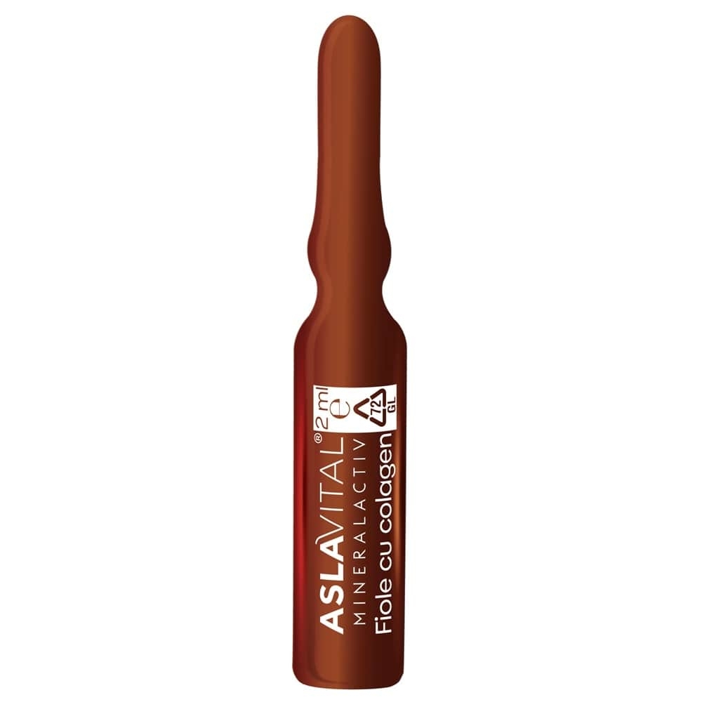 Fiole cu colagen 10 fiole, 2 ml, Aslavital Fiole cu colagen 10 fiole, 2 ml, Aslavital