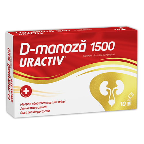 Uractiv D-manoza, 1500 mg, 10 plicuri, Terapia