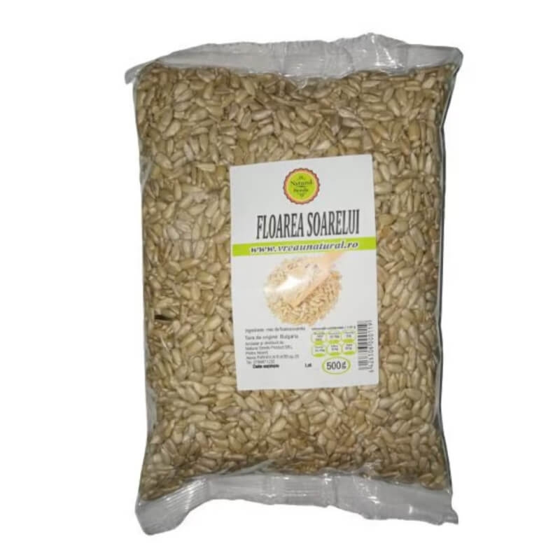 Floarea soarelui seminte, 500 g, Natural Seeds