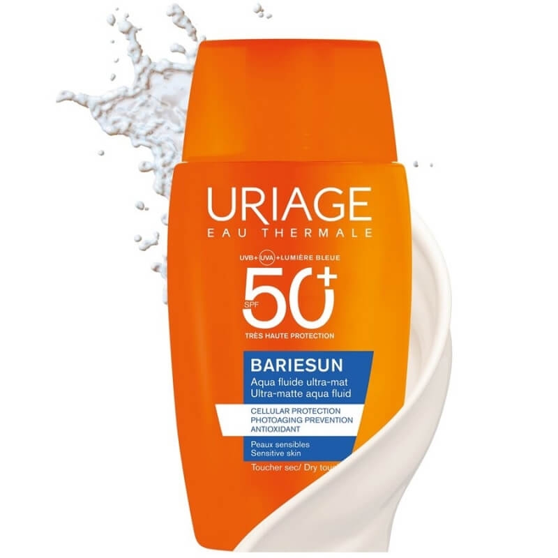 Aqua fluid ultra-mat SPF 50+ Bariesun, 50 ml, Uriage Aqua fluid ultra-mat SPF 50+ Bariesun, 50 ml, Uriage