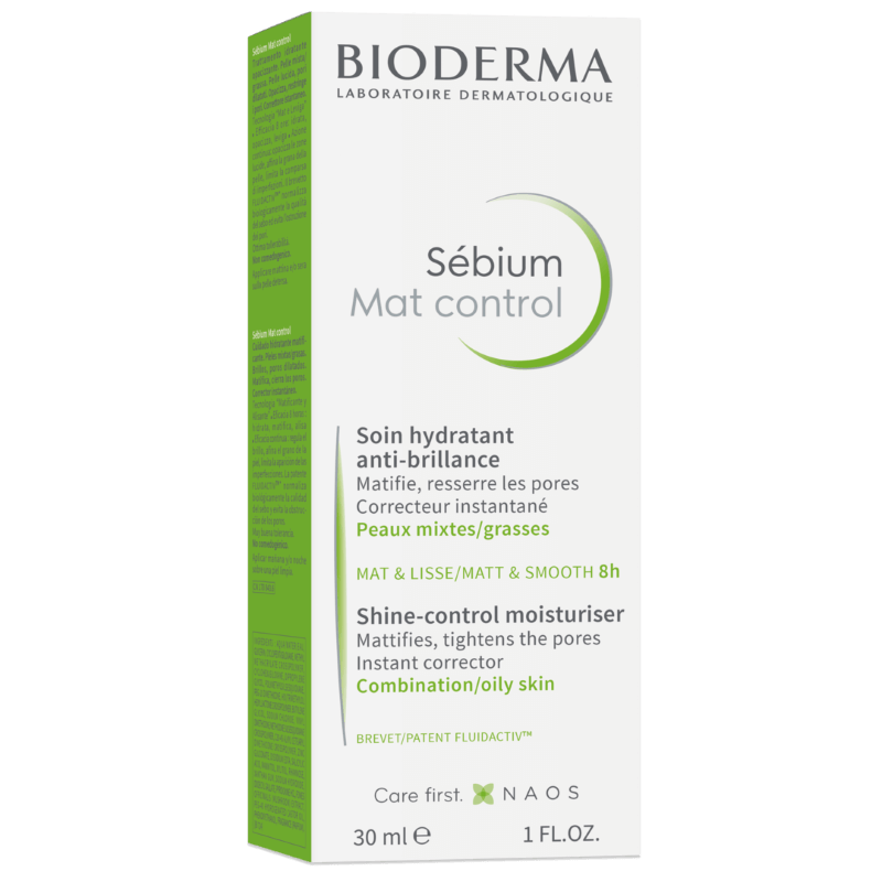 Fluid hidratant matifiant Sebium Mat Control, 30 ml, Bioderma