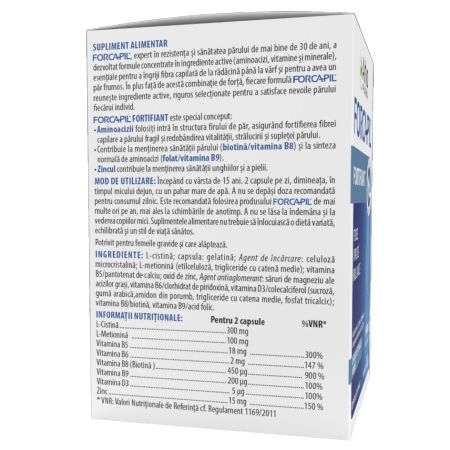 Fortifiant pentru par si unghii, 60 capsule, Arkopharma Fortifiant pentru par si unghii, 60 capsule, Arkopharma