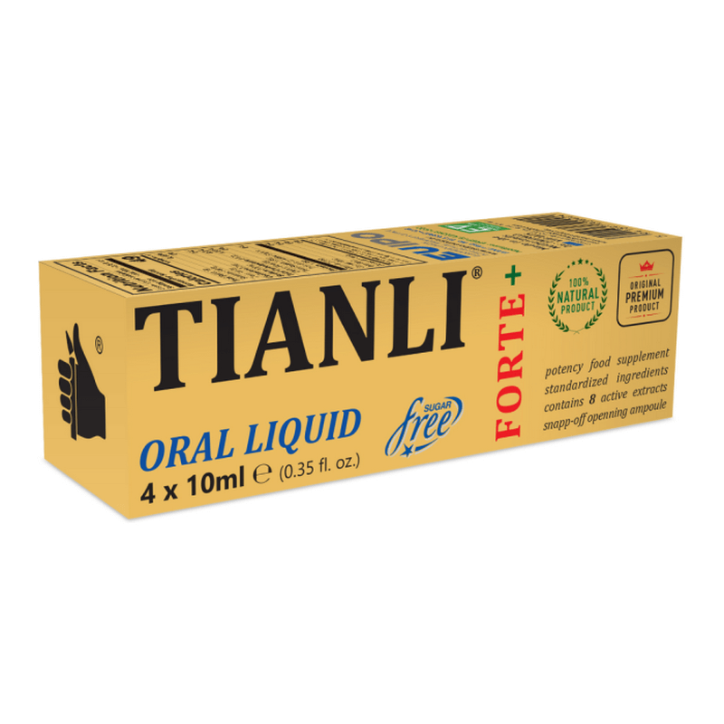 Tianli fiole Forte+ Oral Liquid, 4 x 10 ml, Tianli