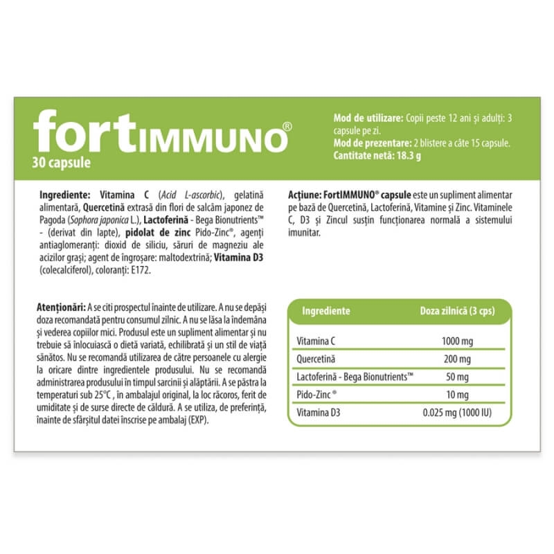 FortImmuno, 30 capsule, Dr. Phyto FortImmuno, 30 capsule, Dr. Phyto