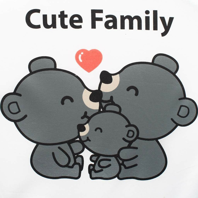Fotoliu din burete pentru copii, Din tesatura minky, Cute Family, New Baby, 9 luni - 5 ani, Cu Husa detasabila, Gray