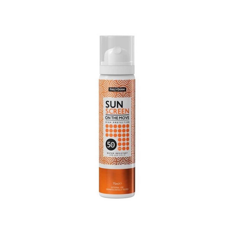 Spray Mist Sun Screen On The Move SPF 50+, 75ml, Frezyderm