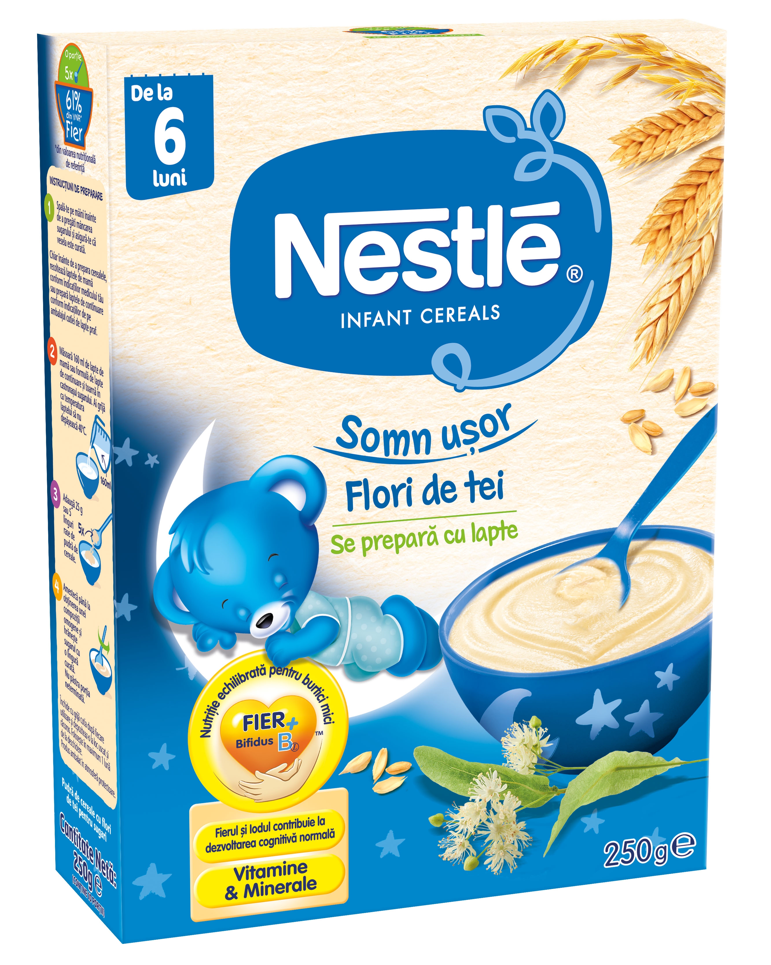 Nestle - Cereale somn usor cu flori de tei 250g