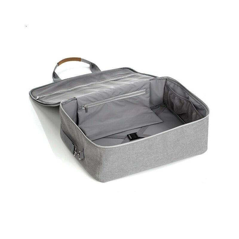 Geanta de voiaj spital, Jane, Cu compartiment impermeabil, 41 x 50 x 7 cm, Dim Grey