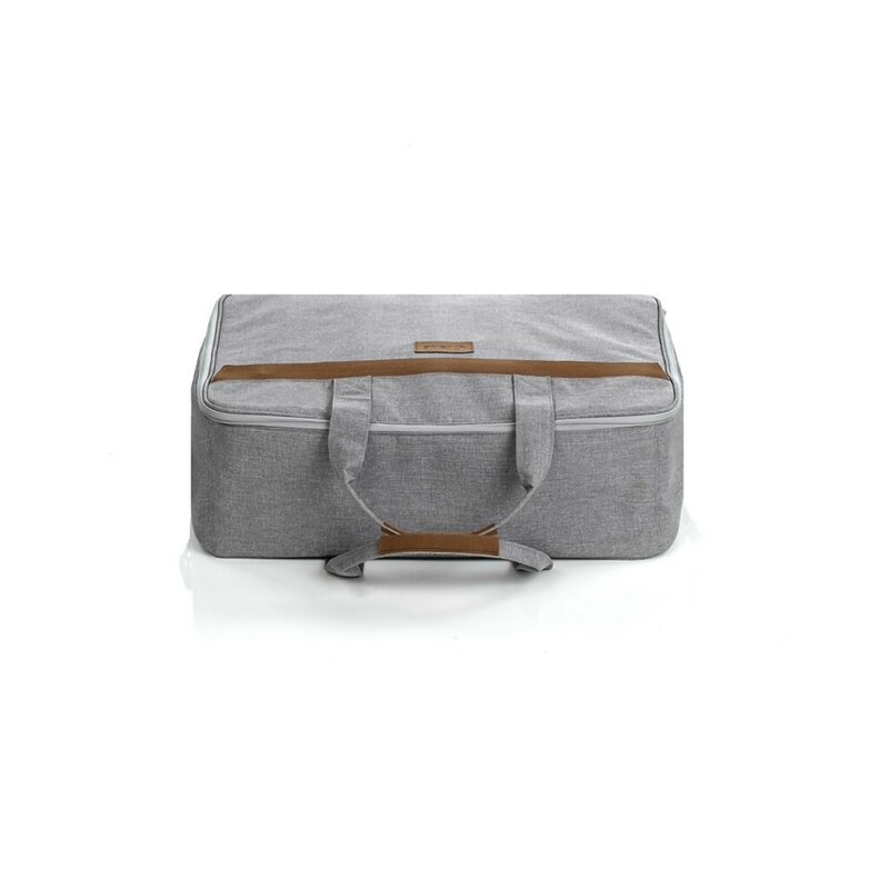 Geanta de voiaj spital, Jane, Cu compartiment impermeabil, 41 x 50 x 7 cm, Dim Grey