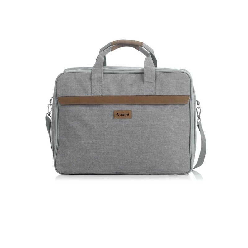 Geanta de voiaj spital, Jane, Cu compartiment impermeabil, 41 x 50 x 7 cm, Dim Grey