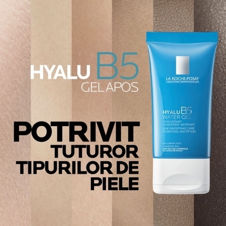 Gel apos hidratant si matifiant Hyalu B5, 40 ml, La Roche-Posay Gel apos hidratant si matifiant Hyalu B5, 40 ml, La Roche-Posay