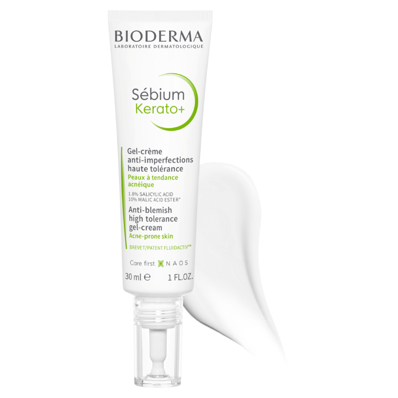 Gel crema anti-imperfectiuni Sebium Kerato+, 30 ml, Bioderma