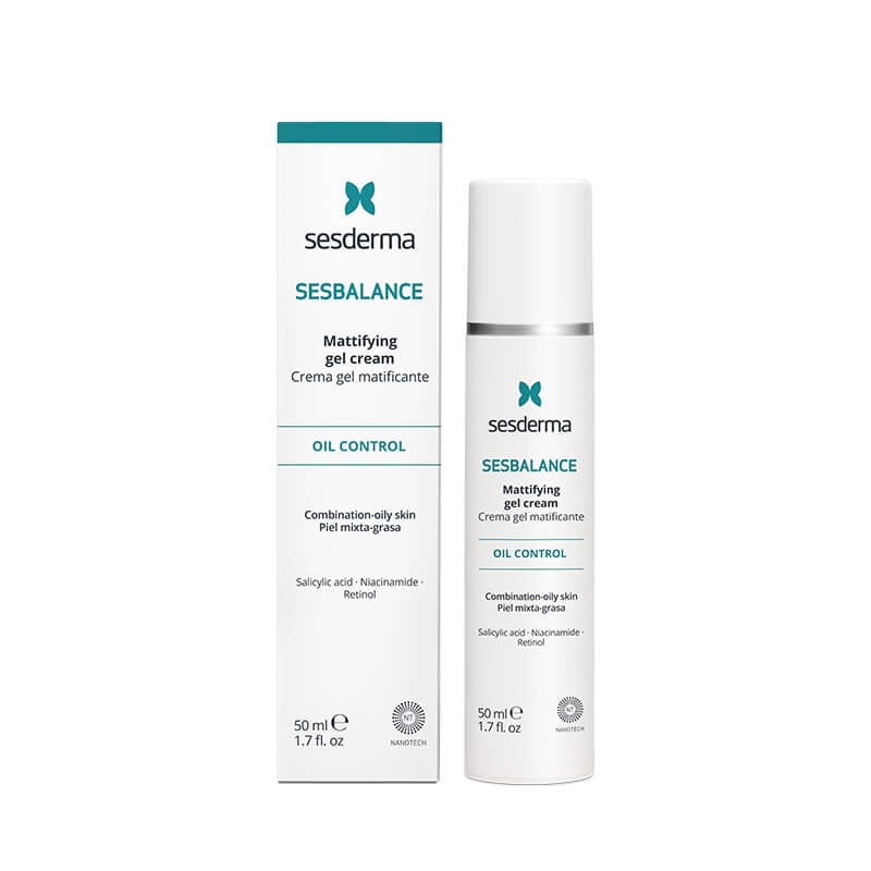 Gel-crema matifiant pentru ten Sesbalance, 50 ml, Sesderma