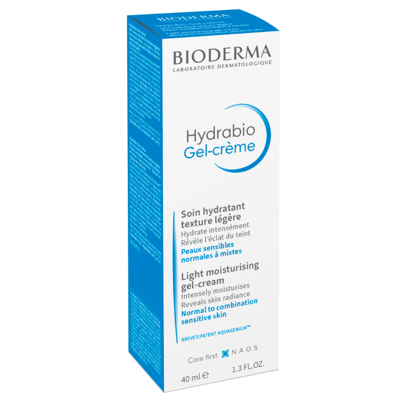 Gel crema pentru piele sensibila normala sau mixta Hydrabio, 40 ml, Bioderma