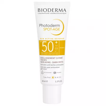 Gel-crema SPF 50+ Photoderm Spot-Age, 40 ml, Bioderma