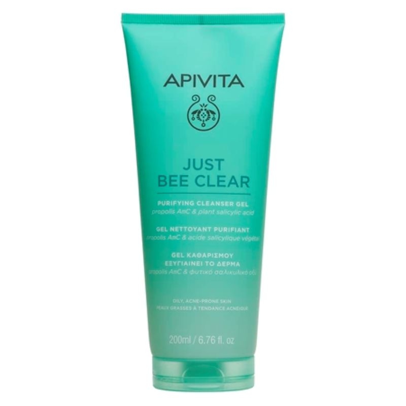 Gel de curatare pentru ten gras si acneic Just Bee Clear, 200 ml, Apivita