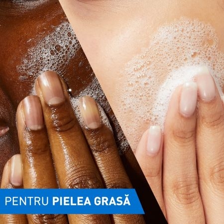 Gel de curatare spumant piele normal-mixta, 976 ml, Cerave Gel de curatare spumant piele normal-mixta, 976 ml, Cerave