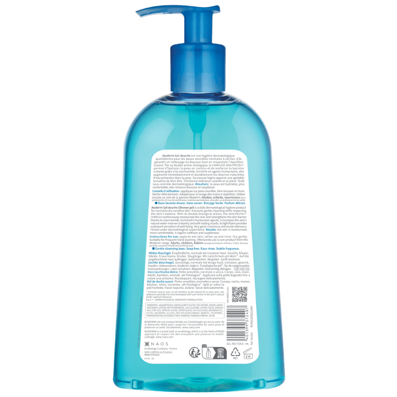 Gel de dus Atoderm, 500 ml, Bioderma