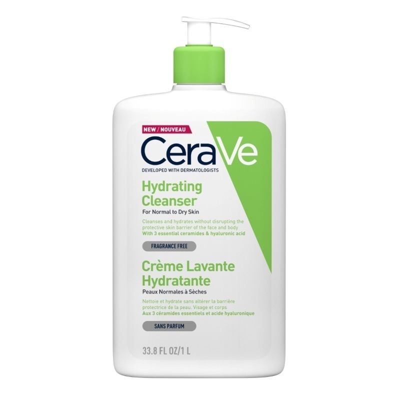 Gel de spalare hidratant piele normal-uscata, 1000ml, Cerave