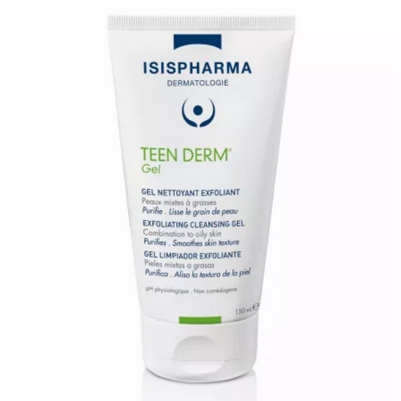Gel exfoliant Teen Derm, 150 ml, Isispharma