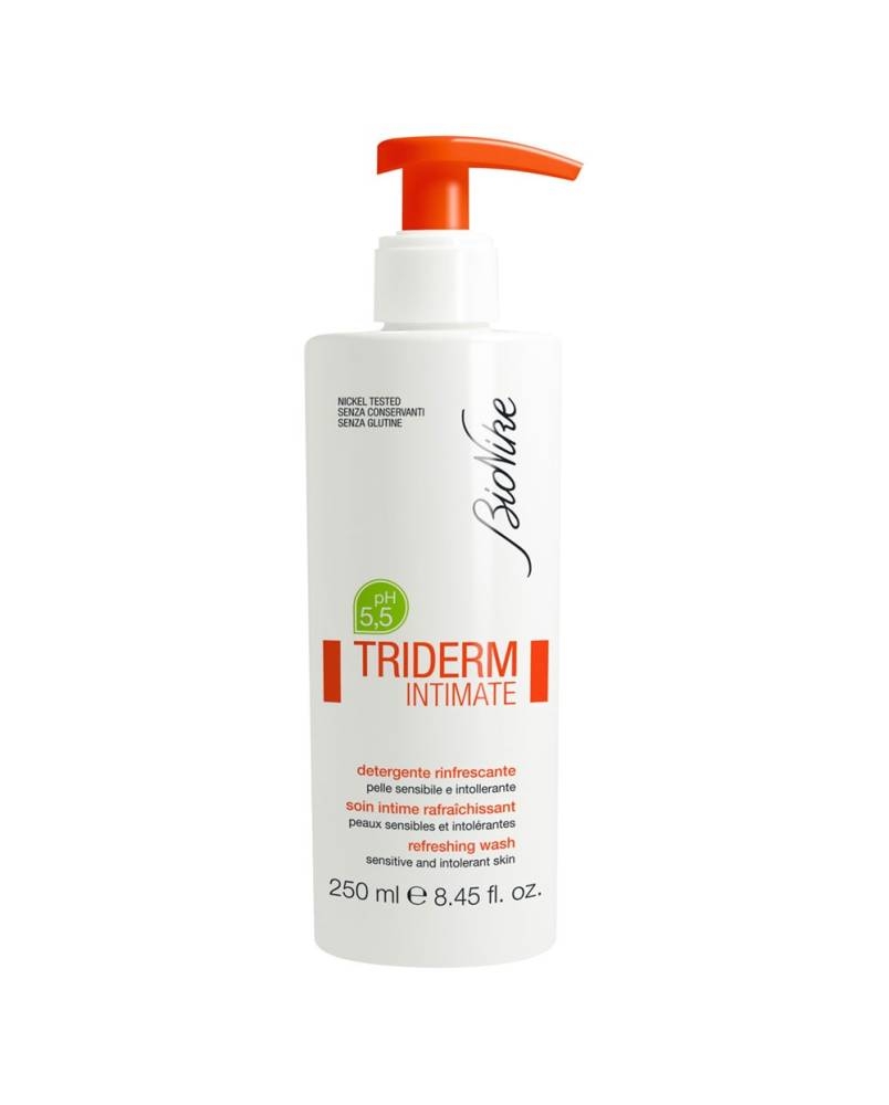 Gel intim de curatare revigorant pH 5.5 Triderm Intimate, 250 ml, BioNike
